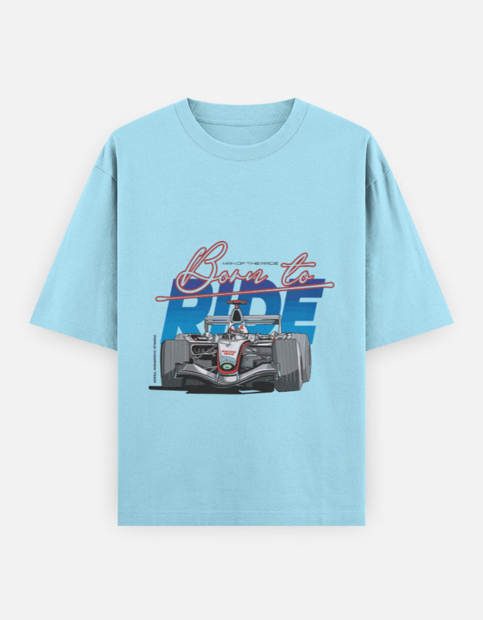 BORN TO RIDE Oversized F1 T-Shirt